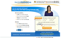 Desktop Screenshot of newyorkdebtrelief.org